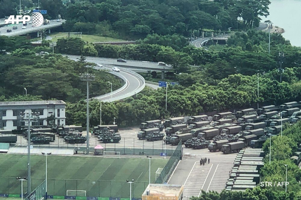 [Breaking news] Armored cars gathered in Shenzhen 10km from Hong Kong (images available)
