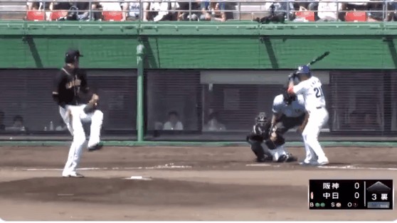 [Fear] Click here for yesterday's Fujinami dangerous ball attempt