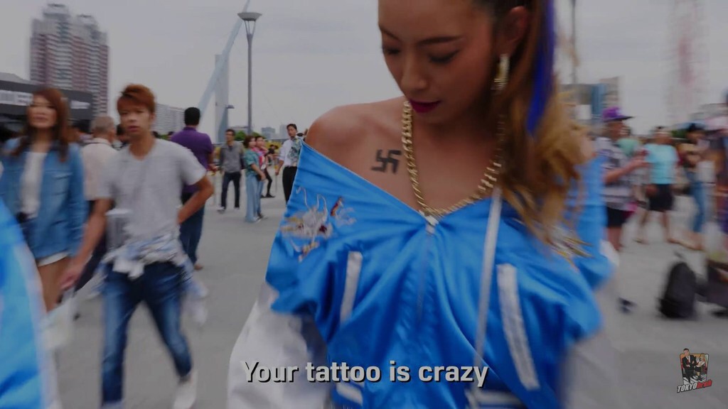 [Pickup] [Image] Woman, put out a ridiculous tattoo and will be pulled by a foreigner