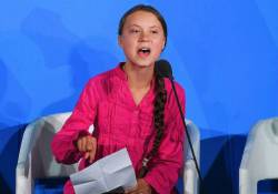 [Not disciplined] The news station picked up Greta Toonberry, the extreme left environmental activist girl.