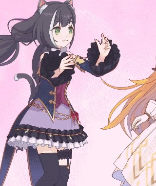 [GIF] Voice actor, Rika Tachibana, becomes a character with motion capture, and makes insanely cute moves!
