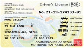 New driver's license is issued in Korea → Can be operated in 33 countries → US and Japan are excluded wwwwwwww