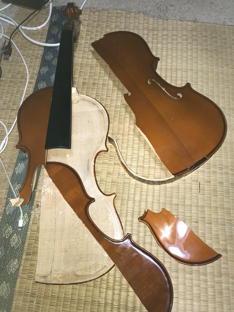 [Sad news] Kitchi parents who destroy a childs violin for the entrance appear wwwwwww