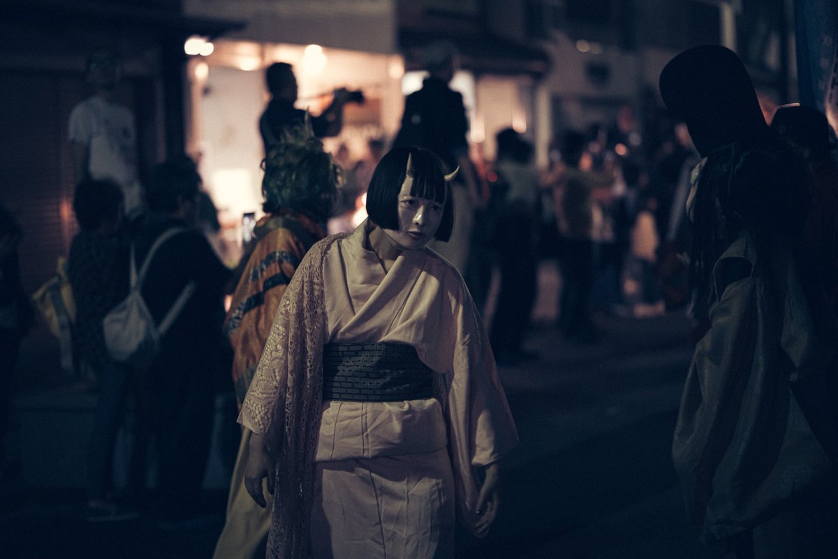 Youkai parade held once a year locally, the real thing will be mixed anyway wwwwwwwwwwwww