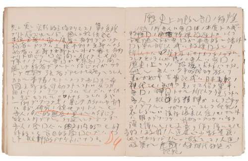[Image] Dazai Osamu's high school days school notebook www